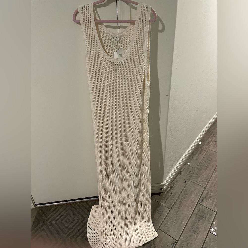 A.L.C. Cream Knit Maxi Dress NWT